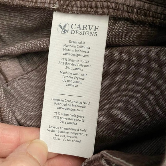 Carve Designs Brown Women Shorts - Picture 4 of 4